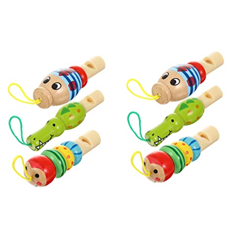 HEMOTON 6 Stück Teiliges Set Tierförmige Holzpfeifen für Musikalisches für Junge Mädchen und Kleinkinder Sicheres Leichtes und Tragbares für Viel Spaß und Freude HEMOTON 6 Stück Teiliges Set Tierförmige Holzpfeifen für Musikalisches für Junge Mädchen und Kleinkinder Sicheres Leichtes und Tragbares für Viel Spaß und Freude von HEMOTON