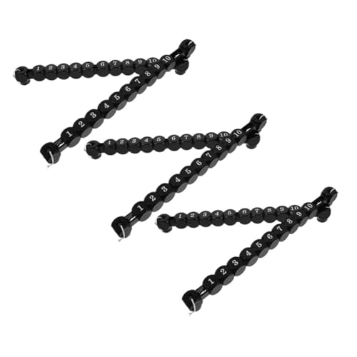 HEMOTON 6 Stück Tischfußball Punktezähler Tischfußball Punktezähler Spielzähler Fußballtisch Kunststoff Schwarz HEMOTON 6 Stück Tischfußball Punktezähler Tischfußball Punktezähler Spielzähler Fußballtisch Kunststoff Schwarz von HEMOTON