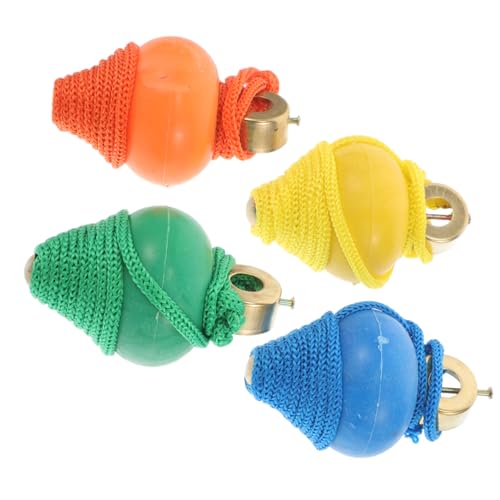 HEMOTON Retro-gyroskop-Spielzeug 6er-Pack Holzspielzeug Für Kleinkinder Pädagogisches Zugschnur-Spielzeug Für Kinder von HEMOTON