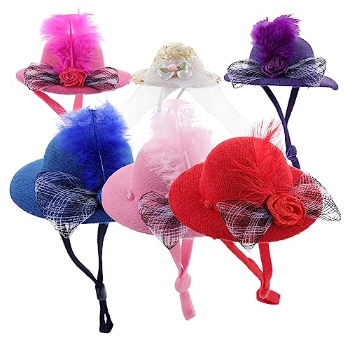 HEMOTON 6 Stücke Polyester Puppe Hüte Reborn Puppe Puppe Puppen Prinzessin von HEMOTON