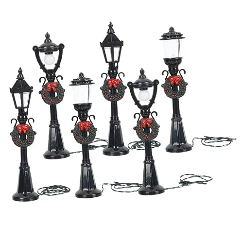 HEMOTON 6 Stücke Schwarze Straßenlaterne Dekoration Außen Weihnachtsfiguren Das Spielzeughaus Weihnachtslaternenpfahl Straßenlaterne Außen Weihnachtsdekoration Kleine Straßenlaterne HEMOTON 6 Stücke Schwarze Straßenlaterne Dekoration Außen Weihnachtsfiguren Das Spielzeughaus Weihnachtslaternenpfahl Straßenlaterne Außen Weihnachtsdekoration Kleine Straßenlaterne von HEMOTON