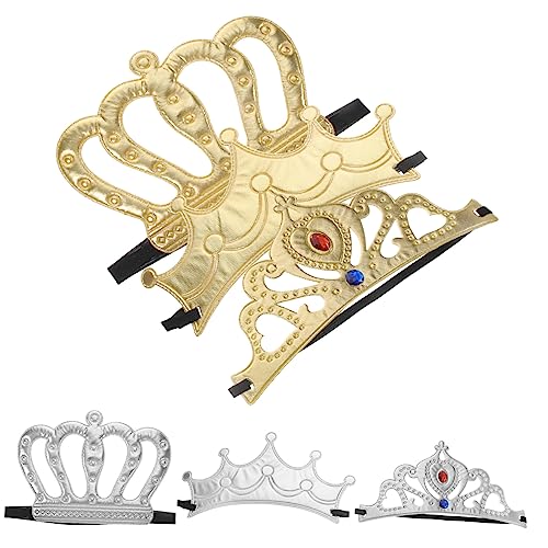 HEMOTON 6 Stücke Tuch Tiara Kid Decor Party Favor Antike Prinzessin Decor von HEMOTON