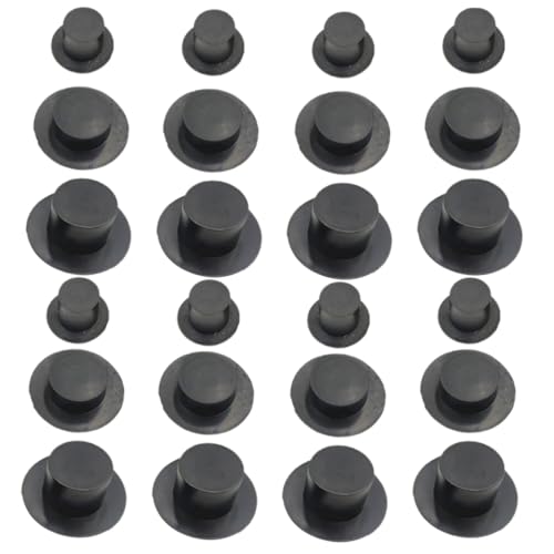 HEMOTON 60 Stück Mini-Hut Gestrickte Weihnachtsmütze Dekorationen Klein Miniaturhüte Mini-schneemannmütze Wintermütze Weihnachtsschneemann-Zylinder Minihüte Zum Basteln Party Plastik Black HEMOTON 60 Stück Mini-Hut Gestrickte Weihnachtsmütze Dekorationen Klein Miniaturhüte Mini-schneemannmütze Wintermütze Weihnachtsschneemann-Zylinder Minihüte Zum Basteln Party Plastik Black von HEMOTON