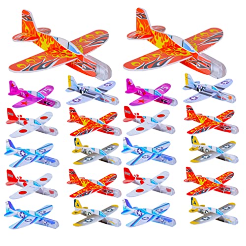 HEMOTON 64 Stck Teiliges Mini Handwurf Flugzeug aus Bruchfestem Schaumstoff Bunte Gleiter für Einfach zu Werfen und Zusammenzubauen und für Jungen und Mädchen HEMOTON 64 Stck Teiliges Mini Handwurf Flugzeug aus Bruchfestem Schaumstoff Bunte Gleiter für Einfach zu Werfen und Zusammenzubauen und für Jungen und Mädchen von HEMOTON
