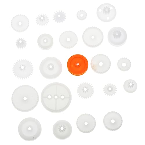 HEMOTON 64-teiliges Kunststoff-zahnradset Krone Einzel-doppelzahnräder Für Spielzeug von HEMOTON