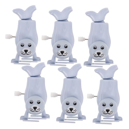 HEMOTON 6Pcs Aufziehspielzeug „Siegel“. für kinderspielzeug Windspielzeug Tier Aufziehspielzeug Sammelspielzeug Tiermodelle Uhrwerk aufwinden Plastik HEMOTON 6Pcs Aufziehspielzeug „Siegel“. für kinderspielzeug Windspielzeug Tier Aufziehspielzeug Sammelspielzeug Tiermodelle Uhrwerk aufwinden Plastik von HEMOTON