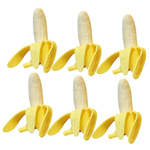 HEMOTON 6St Fake Banana Artificial Food Props Sensory Halloween Party tatsächl Kinderspielzeug Spielzeuge Spielzeug zum Stressabbau Spielzeug zum Quetschen Banane Zubehör HEMOTON 6St Fake Banana Artificial Food Props Sensory Halloween Party tatsächl Kinderspielzeug Spielzeuge Spielzeug zum Stressabbau Spielzeug zum Quetschen Banane Zubehör von HEMOTON