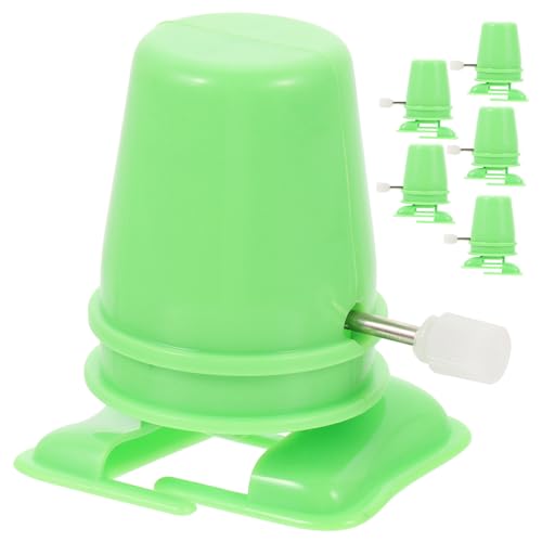 HEMOTON 6St Uhrwerk-Laufmaschine Laufendes mit Uhrwerk Roboter Aufziehspielzeug bastel Materialien DIY Zubehör Ersatzbewegung Mini-Rückspulteil Plastik Green von HEMOTON