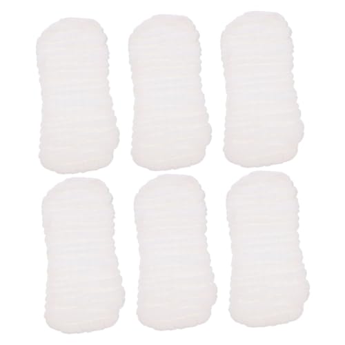 HEMOTON 6St Windel Feuchttücher wischt Spucktücher Neugeborenes trockene Tücher Babytücher -Wickelauflage Babywiege Caddy-Organizer Behälter Baumwolle Weiß von HEMOTON