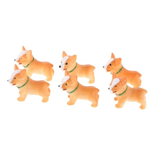 HEMOTON 6Stücke Hundefiguren aus Niedliche Deko für DIY Projekte Schlüsselanhänger Zubehör Kreative Mikrolandschaft Figuren für Puppenhaus Dekoration HEMOTON 6Stücke Hundefiguren aus Niedliche Deko für DIY Projekte Schlüsselanhänger Zubehör Kreative Mikrolandschaft Figuren für Puppenhaus Dekoration von HEMOTON