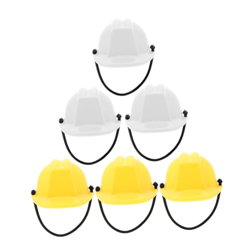 HEMOTON 6Stücke Sicherheitshelm Modell Puppenhelm Deko für Themenpartys Puppenhaus DIY Zubehör Detailgetreu und Präzise Verarbeitet für Kreative Spielzeiten HEMOTON 6Stücke Sicherheitshelm Modell Puppenhelm Deko für Themenpartys Puppenhaus DIY Zubehör Detailgetreu und Präzise Verarbeitet für Kreative Spielzeiten von HEMOTON