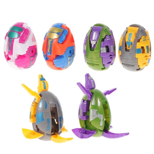 HEMOTON 6Stücke Teiliges Dinosaurier Verwandlungs Ei Spielzeugset Lustiges Tiermodell für Bildungsspielzeug und Dekoration für Zuhause Büro oder Schlafsaal HEMOTON 6Stücke Teiliges Dinosaurier Verwandlungs Ei Spielzeugset Lustiges Tiermodell für Bildungsspielzeug und Dekoration für Zuhause Büro oder Schlafsaal von HEMOTON