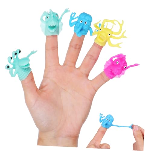HEMOTON 6Stücke Teiliges TPR Fingerpuppen für Kreatives DIY Handpuppen Fantasie und Kommunikation für Eltern Junge Mädchen Aktivitäten Zufälliger Stil HEMOTON 6Stücke Teiliges TPR Fingerpuppen für Kreatives DIY Handpuppen Fantasie und Kommunikation für Eltern Junge Mädchen Aktivitäten Zufälliger Stil von HEMOTON