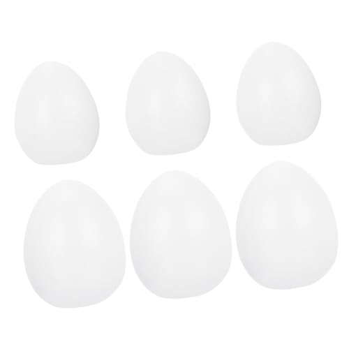 HEMOTON 6st Bemalter Ei-embryo Schaum Eier Dekorationen Schaumei Basteln Konfetti-eier Eier Zum Bemalen Ei Selber Basteln Leeres Graffiti-ei Graffiti-eier Selber Machen Weiß Plastik HEMOTON 6st Bemalter Ei-embryo Schaum Eier Dekorationen Schaumei Basteln Konfetti-eier Eier Zum Bemalen Ei Selber Basteln Leeres Graffiti-ei Graffiti-eier Selber Machen Weiß Plastik von HEMOTON