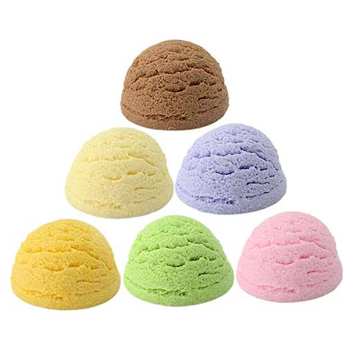 HEMOTON 6st Eiscreme Kugeln Eisportionierer Essbarer Glitzer Simulierte Eiskugeln Lebensechte Eiskugeln Eiscreme-Verzierungen Eiskugeln Aus Plastik Eisbällchen-Requisite Partygeschenk PVC HEMOTON 6st Eiscreme Kugeln Eisportionierer Essbarer Glitzer Simulierte Eiskugeln Lebensechte Eiskugeln Eiscreme-Verzierungen Eiskugeln Aus Plastik Eisbällchen-Requisite Partygeschenk PVC von HEMOTON