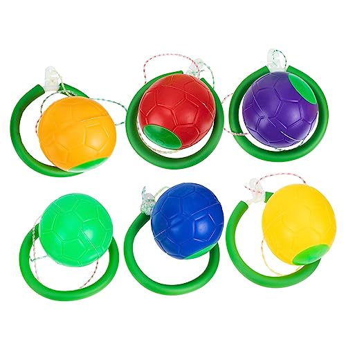 HEMOTON 6st Flummi Sportspielzeug Kinder Hüpfen Bälle Bälle Überspringen Spielzeug Knöchel-springseil Spielzeug Für Kinder Abs Tritt Den Ball Erwachsener Fitness von HEMOTON