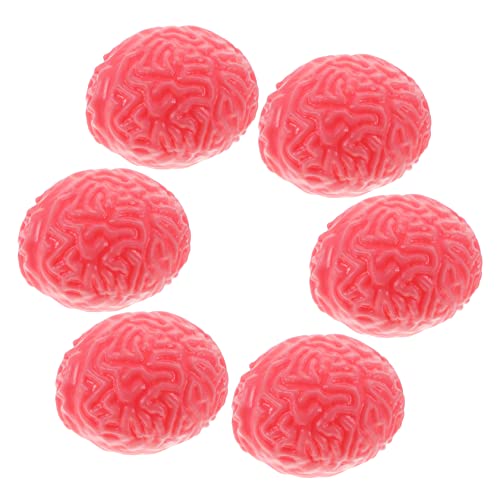 HEMOTON 6st Gehirn-Stress-Ball Halloween-gehirn-stütze Gefälschtes Menschliches Gehirn Desktop-gehirne Gehirn Fälschung Simulierte Halloween-gehirne Goodie-Bag-füller HEMOTON 6st Gehirn-Stress-Ball Halloween-gehirn-stütze Gefälschtes Menschliches Gehirn Desktop-gehirne Gehirn Fälschung Simulierte Halloween-gehirne Goodie-Bag-füller von HEMOTON