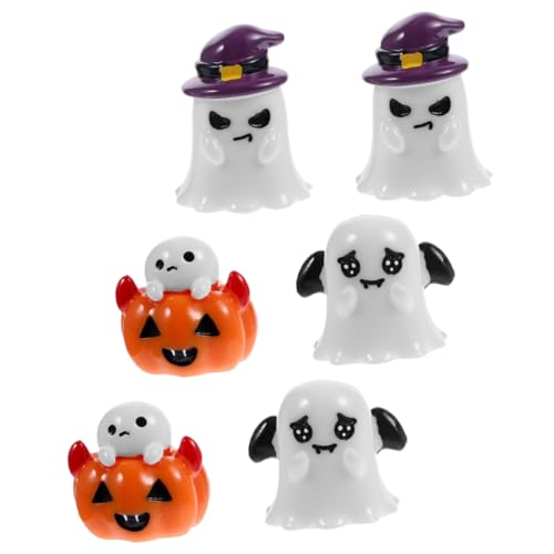 HEMOTON 6st Halloween-geisterfigur Mini-Halloween-Figuren Miniaturen Halloween-kissenbezüge Halloween- Halloween-Lichter Im Freien Halloween-zappelspielzeug Glühstäbe Harz HEMOTON 6st Halloween-geisterfigur Mini-Halloween-Figuren Miniaturen Halloween-kissenbezüge Halloween- Halloween-Lichter Im Freien Halloween-zappelspielzeug Glühstäbe Harz von HEMOTON