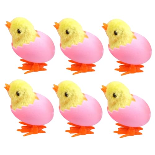 HEMOTON 6st Uhrwerk Huhn Kinderspielzeug Aufziehspielzeug Für Spielzeugküken Für Kleinkinder Hühnerspielzeug Für Partygeschenke Aufwinden Osterkorbfüller Plüsch HEMOTON 6st Uhrwerk Huhn Kinderspielzeug Aufziehspielzeug Für Spielzeugküken Für Kleinkinder Hühnerspielzeug Für Partygeschenke Aufwinden Osterkorbfüller Plüsch von HEMOTON