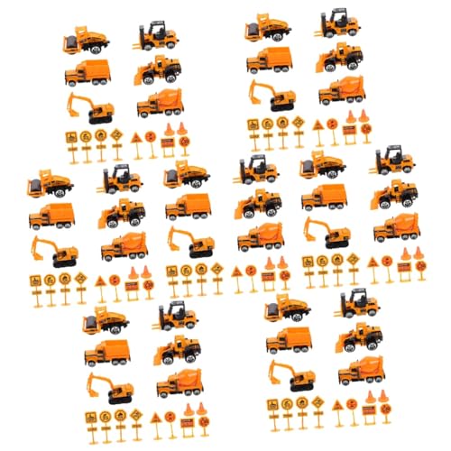 HEMOTON 7 Sätze Baufahrzeug Spielzeug Gebäude Technisches Auto Frühpädagogisches Spielzeug Kidcraft-spielset Spielzeug Für Bauautos Mini-Fahrzeug Spielzeuge Kind Wagen Gabelstapler Plastik von HEMOTON