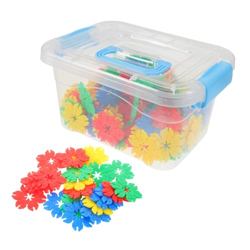 HEMOTON Spielzeug Für Kinder – 70-teiliges Schneeflocken-bausteinset Aufbewahrungsbox Für Lernspielzeug Frühes Lernspielzeug von HEMOTON