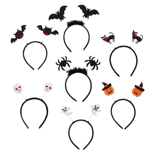 HEMOTON Halloween Stirnbänder 7-tlg Geister Kopfring Set Haarschmuck Für Festival Party Kopfschmuck HEMOTON Halloween Stirnbänder 7-tlg Geister Kopfring Set Haarschmuck Für Festival Party Kopfschmuck von HEMOTON