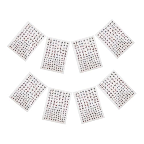 HEMOTON 8 Blatt Cartoon Augen Wasser Decals für DIY Projekte Selbstklebende Augenaccessoires für Kreative Bastelarbeiten HEMOTON 8 Blatt Cartoon Augen Wasser Decals für DIY Projekte Selbstklebende Augenaccessoires für Kreative Bastelarbeiten von HEMOTON