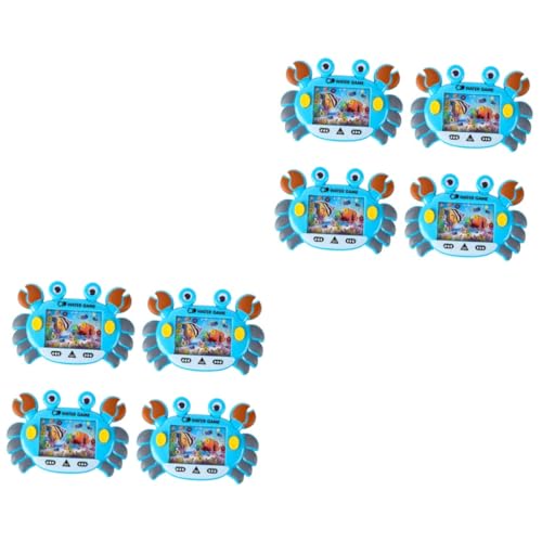 HEMOTON 8 STK Crab Circle Wassermaschine Strandspielzeug für Kinder Wasserringspiel Handheld Kinderspielzeug Spielzeuge Wasserring-Spielzeug Spielzeug für Wasserwurfringe Stressabbauer Abs von HEMOTON
