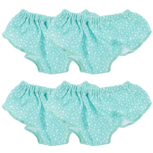 HEMOTON 8 Stück Puppenunterwäsche für Baby Puppen, Puppenkleidung Slip Kurze Hose Unterwäsche, Puppen Windel Zubehör für Puppen von HEMOTON