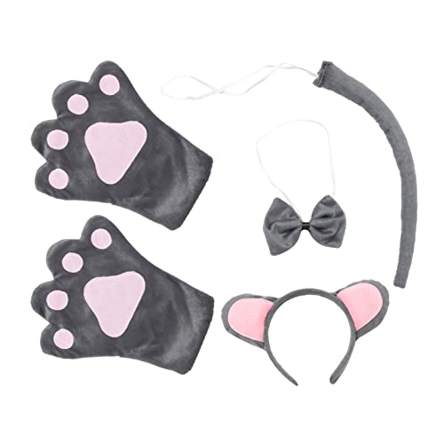 HEMOTON 8 Sätze Mäuse Kostüm Tierkopfset mit Haarreifen Schleife Cosplay Partyaccessoire für Damen Herren Halloween Karneval Mottoparty Teiliges Performance Requisiten Set HEMOTON 8 Sätze Mäuse Kostüm Tierkopfset mit Haarreifen Schleife Cosplay Partyaccessoire für Damen Herren Halloween Karneval Mottoparty Teiliges Performance Requisiten Set von HEMOTON