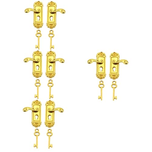 HEMOTON 8 Sätze Zubehör Für Puppenhäuser Miniaturschlösser Mit Schlüsseln Puppenhaus-puppenhaus-türschlüssel Mini Haustürschloss Miniatur-türklopfer Kleines Hauszubehör Zinklegierung HEMOTON 8 Sätze Zubehör Für Puppenhäuser Miniaturschlösser Mit Schlüsseln Puppenhaus-puppenhaus-türschlüssel Mini Haustürschloss Miniatur-türklopfer Kleines Hauszubehör Zinklegierung von HEMOTON