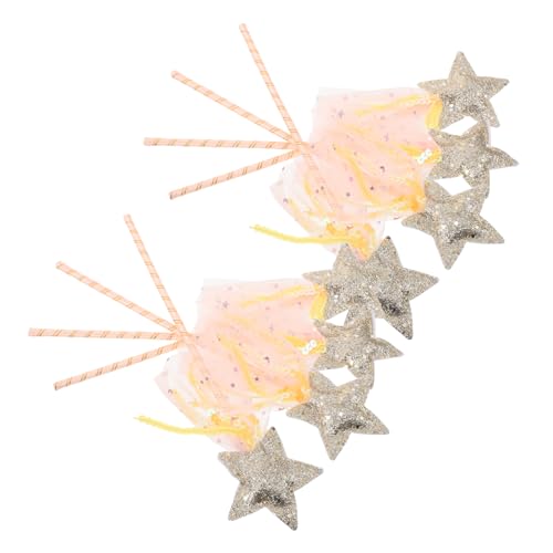 HEMOTON 8 Stück Feenstäbe für Mädchen Strahlende Prinzessinnen Kostüm Sticks für Geburtstagsfeiern Feen Cosplay Rollenspiele HEMOTON 8 Stück Feenstäbe für Mädchen Strahlende Prinzessinnen Kostüm Sticks für Geburtstagsfeiern Feen Cosplay Rollenspiele von HEMOTON