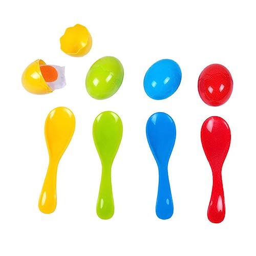 HEMOTON 8 Stück Teiliges Balance Laufspiel mit Löffeln und Bunten Eiern Fördert Koordination Gleichgewicht und Geschicklichkeit für Outdoor Sport und Bewegungsspiele HEMOTON 8 Stück Teiliges Balance Laufspiel mit Löffeln und Bunten Eiern Fördert Koordination Gleichgewicht und Geschicklichkeit für Outdoor Sport und Bewegungsspiele von HEMOTON