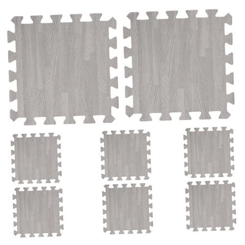 HEMOTON 8 Stück Teiliges Puzzlematte Schaumstoff Interlocking Bodenmatten für rutschfest für Spielzimmer und Krabbelbereiche Graue Holzoptik HEMOTON 8 Stück Teiliges Puzzlematte Schaumstoff Interlocking Bodenmatten für rutschfest für Spielzimmer und Krabbelbereiche Graue Holzoptik von HEMOTON
