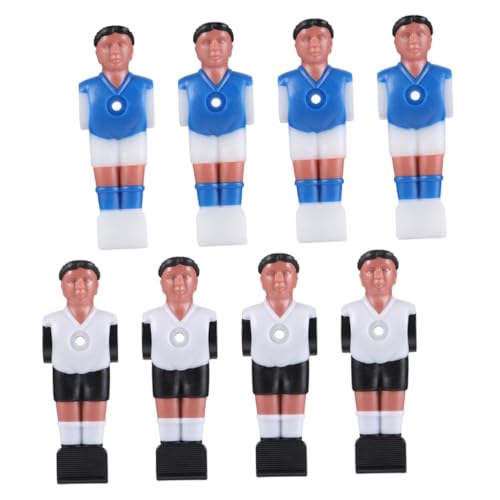 HEMOTON 8 Stück Tischfußballpuppe Tischfußball Figuren Tischfußball Spieler Tischfußball Puppen Mini Fußball Figuren Tischfußball Ersatzteile Kicker Männer Ersatz Kickermann Ersatz Harz von HEMOTON