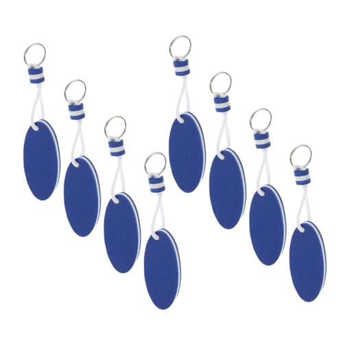 HEMOTON 8 Teiliger Ovaler Schlüsselanhänger Schlüsselanhänger Für Boote Schlüsselanhänger Für Schwimmer Schlüsselanhänger Für Angelsport Schlüsselanhänger Für Ruderboote von HEMOTON