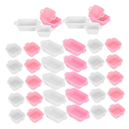 HEMOTON 80 Stück Puppenhaus Einkaufskorb Rollenspiel Küchenkorb Puppenhaus Korbmodell Kleiner Obstkorb Spielkorb Miniaturkorb Für Miniatur Einkaufsmodell Bauchmuskeln von HEMOTON