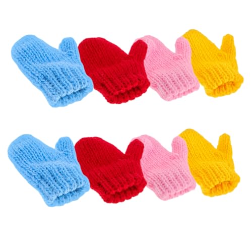 HEMOTON 8Stücke Mini Puppenhandschuhe aus Weichem Garn DIY Puppenzubehör für Puppenhaus Dekoration Charmante Strickhandschuhe und Fördert Kreatives HEMOTON 8Stücke Mini Puppenhandschuhe aus Weichem Garn DIY Puppenzubehör für Puppenhaus Dekoration Charmante Strickhandschuhe und Fördert Kreatives von HEMOTON