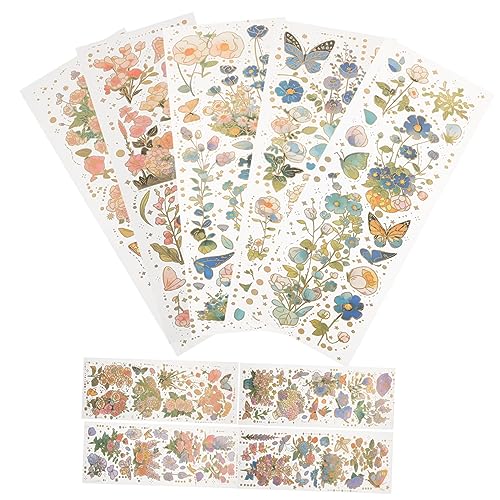 HEMOTON 9 Blätter Scrapbooking Sticker Scrapbook Stickers Scrapbooking-Aufkleber-Set weinachtsgeschenke Journaling-Aufkleber Aufkleber für Journaling und Scrapbooking das Haustier von HEMOTON