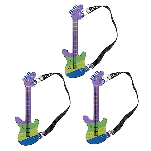 HEMOTON 9 STK Mini-Gitarre Gitarren-tortenaufsatz Mini-hausverzierung Mini-puppengitarre Goodie-Bag-füller Minigitarre Für Puppenhaus Elektrische Gitarre Kind Kleine Gitarre Kunststoff von HEMOTON