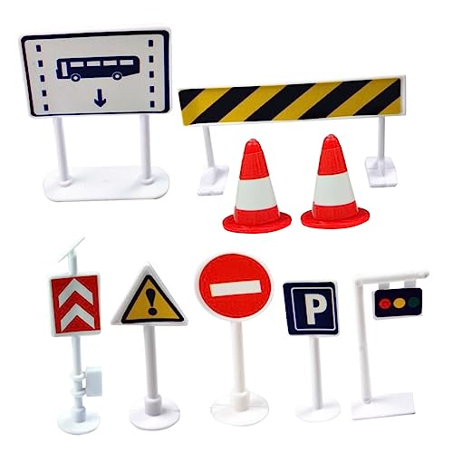 HEMOTON 9 Teiliges Modell Szenen Spielzeugauto Spielmatte Verkehrsspiel Kleinkinder Straßenhaus Bagger Straßenschild Auto Für Die Frühe Kindheit Verkehrsschild HEMOTON 9 Teiliges Modell Szenen Spielzeugauto Spielmatte Verkehrsspiel Kleinkinder Straßenhaus Bagger Straßenschild Auto Für Die Frühe Kindheit Verkehrsschild von HEMOTON
