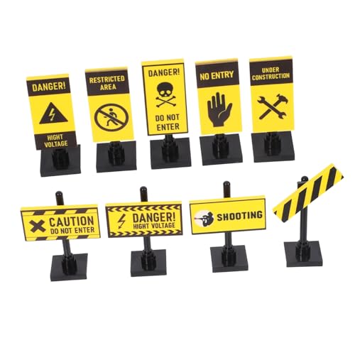 HEMOTON 9 Teiliges Warnschild Leuchttafel Dekorationen Kleine Partikelschilder Mini Ampeln Banner Gürtel Pädagogische Mini Perlen Straße Mini Schmuck Innenhaken Zug HEMOTON 9 Teiliges Warnschild Leuchttafel Dekorationen Kleine Partikelschilder Mini Ampeln Banner Gürtel Pädagogische Mini Perlen Straße Mini Schmuck Innenhaken Zug von HEMOTON