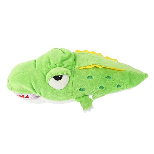 HEMOTON Alligator-handpuppe Roboter Puppen Krokodil-handpuppe Dinosaurier- Krokodilpuppe Tierspielzeug Zum Geschichtenerzählen Kindertierpuppe Plüsch Green von HEMOTON
