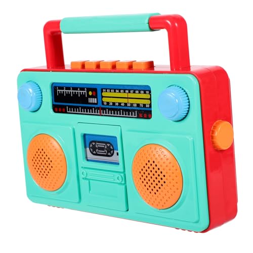 HEMOTON analoges Radio interaktives Spielzeug Kinder Sendung Kinder Radio Kinderspielzeug Spielzeuge Lernspielzeug Funksimulationsspielzeug Mini Haushaltsgeräte Geschenk Abs von HEMOTON