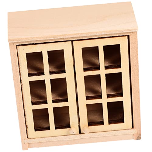 HEMOTON Armlose Miniküche Minikram Kleiner Spiegel Puppenhaus Minikreatur Minifiguren Miniaturblumen Puppenhäuser Für Miniaturbausätze Miniaturbücherregal Aus Holz von HEMOTON
