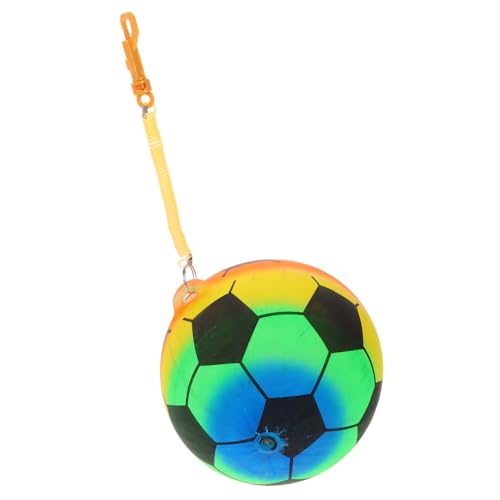 HEMOTON Aufblasbarer Hüpffußball Für Kinder Mit Federseilgriff Kleiner Fußball Zum Spielen Im Freien Kindergarten-sportspielzeug Leichtes Farbenfrohes Design HEMOTON Aufblasbarer Hüpffußball Für Kinder Mit Federseilgriff Kleiner Fußball Zum Spielen Im Freien Kindergarten-sportspielzeug Leichtes Farbenfrohes Design von HEMOTON