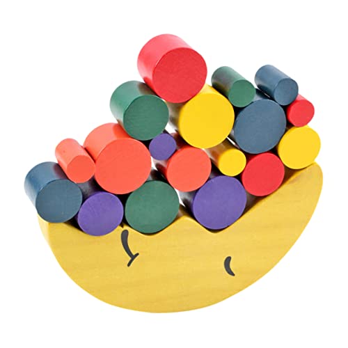 HEMOTON Ausgleichsblöcke Spielzeuge Mädchenspielzeug Bausteine Spielzeug für die Früherziehung Stapelblöcke pädagogisches Spielzeug Puzzle Ausgleichsstück Eltern-Kind Hölzern von HEMOTON