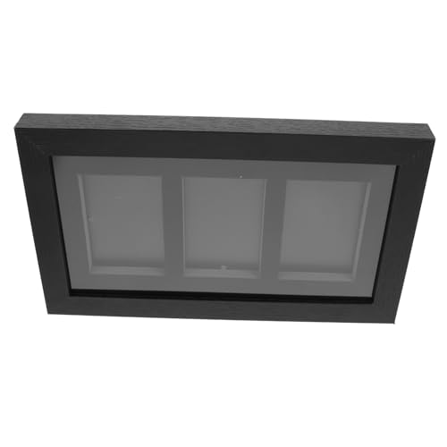 HEMOTON Ausstellungsstand kartenhalter kartenständer kartenaufbewahrung Sammelkarten-Display-Halterung Displayrahmen Sammelkarten-Präsentationsrahmen Kartenrahmen Faserplatte Black von HEMOTON