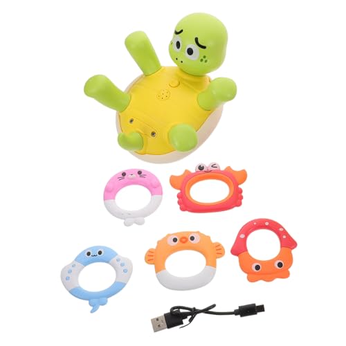 HEMOTON Automatisches Interaktives Wasserspielzeug für Junge Mädchen Fördert Sauberkeit und Spaß Beim Einzigartiges Design mit Rotierendem Ring für Badewanne und Pool von HEMOTON
