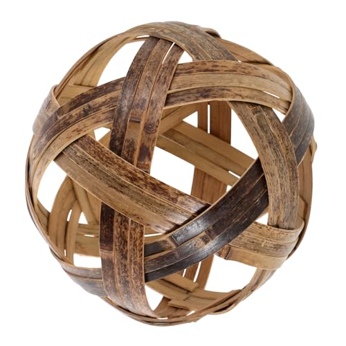 HEMOTON Bambus -fußballspielzeug Kleinkind -Outdoor - Gewebte Zweigkugeln Fußball Für Jungen Jonglierbälle Retro- Kinderball Kinderfußball Bambuskugeln Light Brown HEMOTON Bambus -fußballspielzeug Kleinkind -Outdoor - Gewebte Zweigkugeln Fußball Für Jungen Jonglierbälle Retro- Kinderball Kinderfußball Bambuskugeln Light Brown von HEMOTON